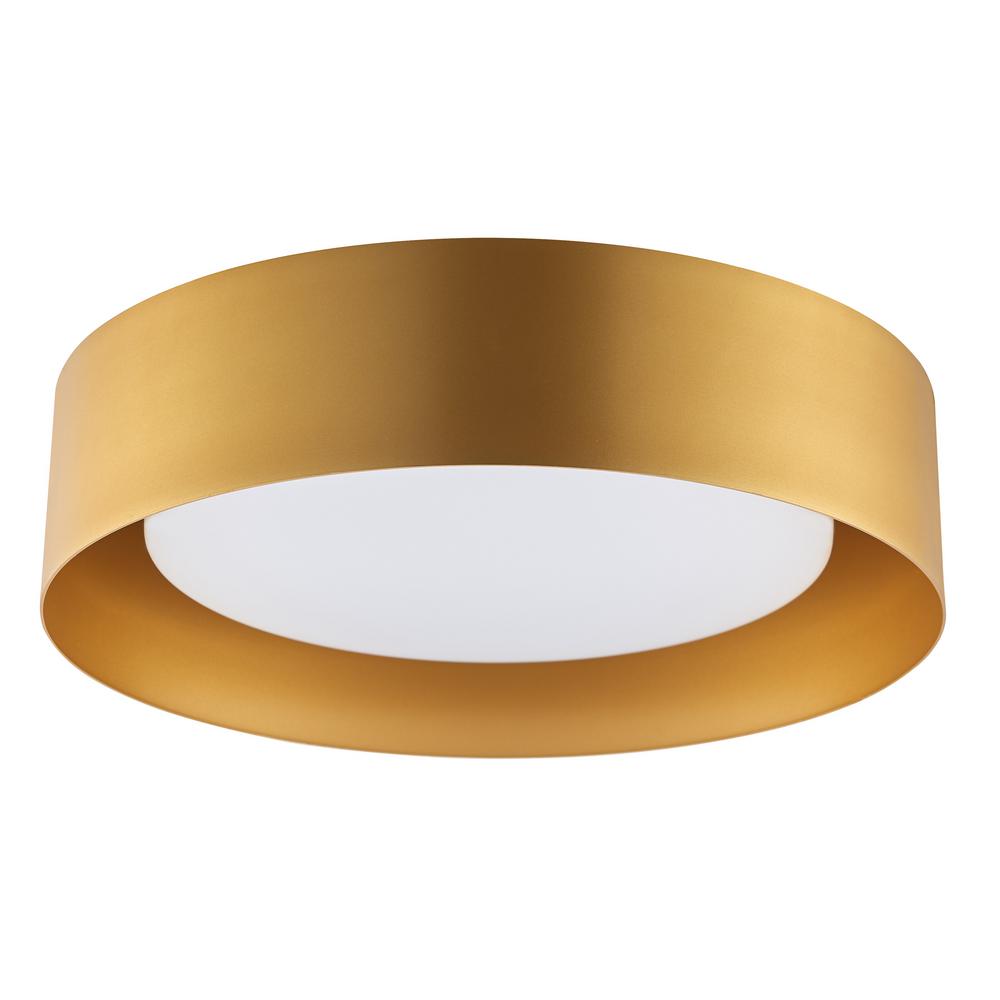 Bromi Design Lynch 15 75 In 3 Light Gold Flush Mount