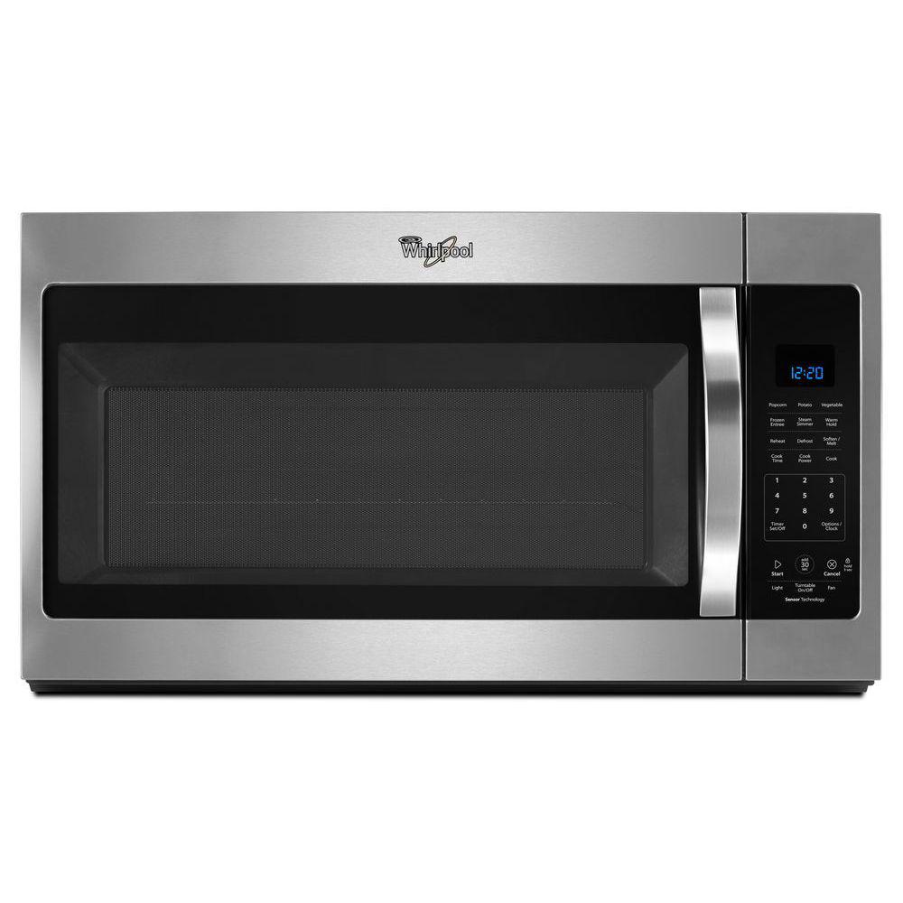 Whirlpool 30 in. W 1.9 cu. ft. Over the Range Microwave Hood in Stainless SteelWMH32519FS The