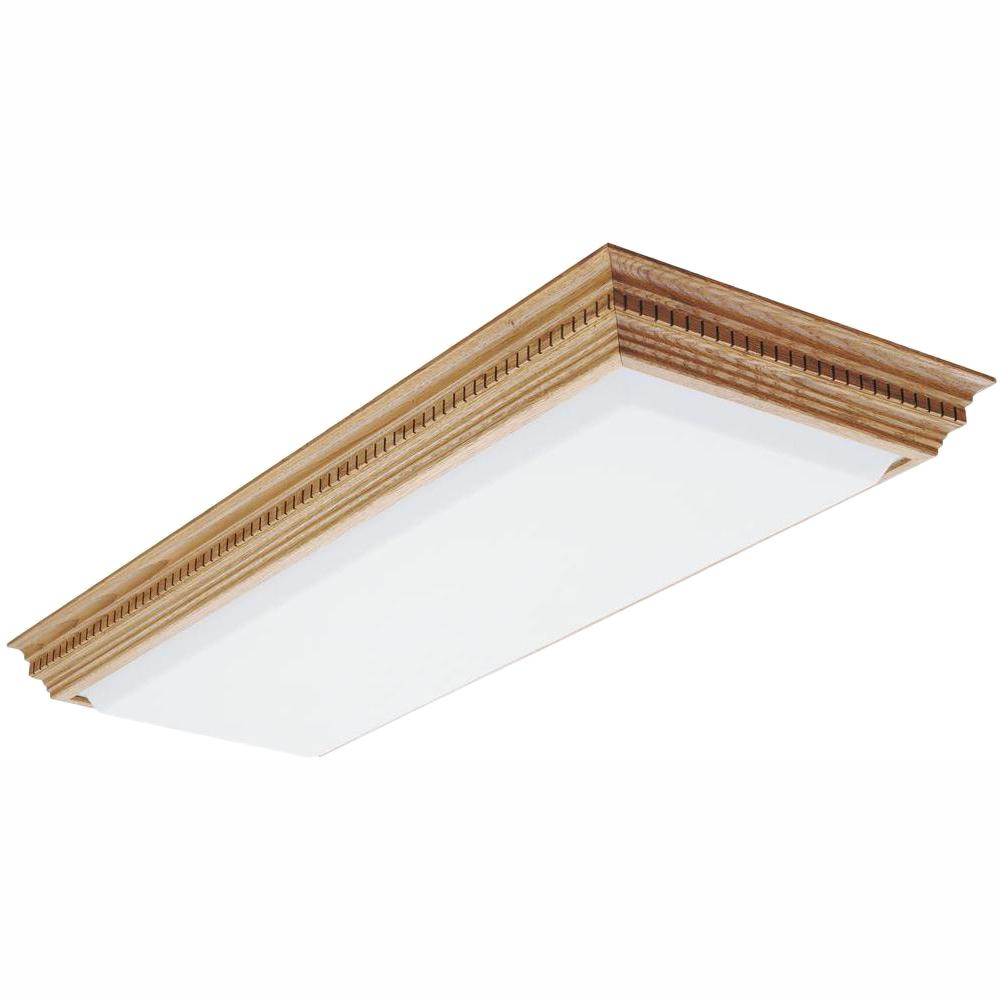 Lithonia Lighting Dentil 1 2 Ft X 4 Light Fluorescent Ceiling Fixture