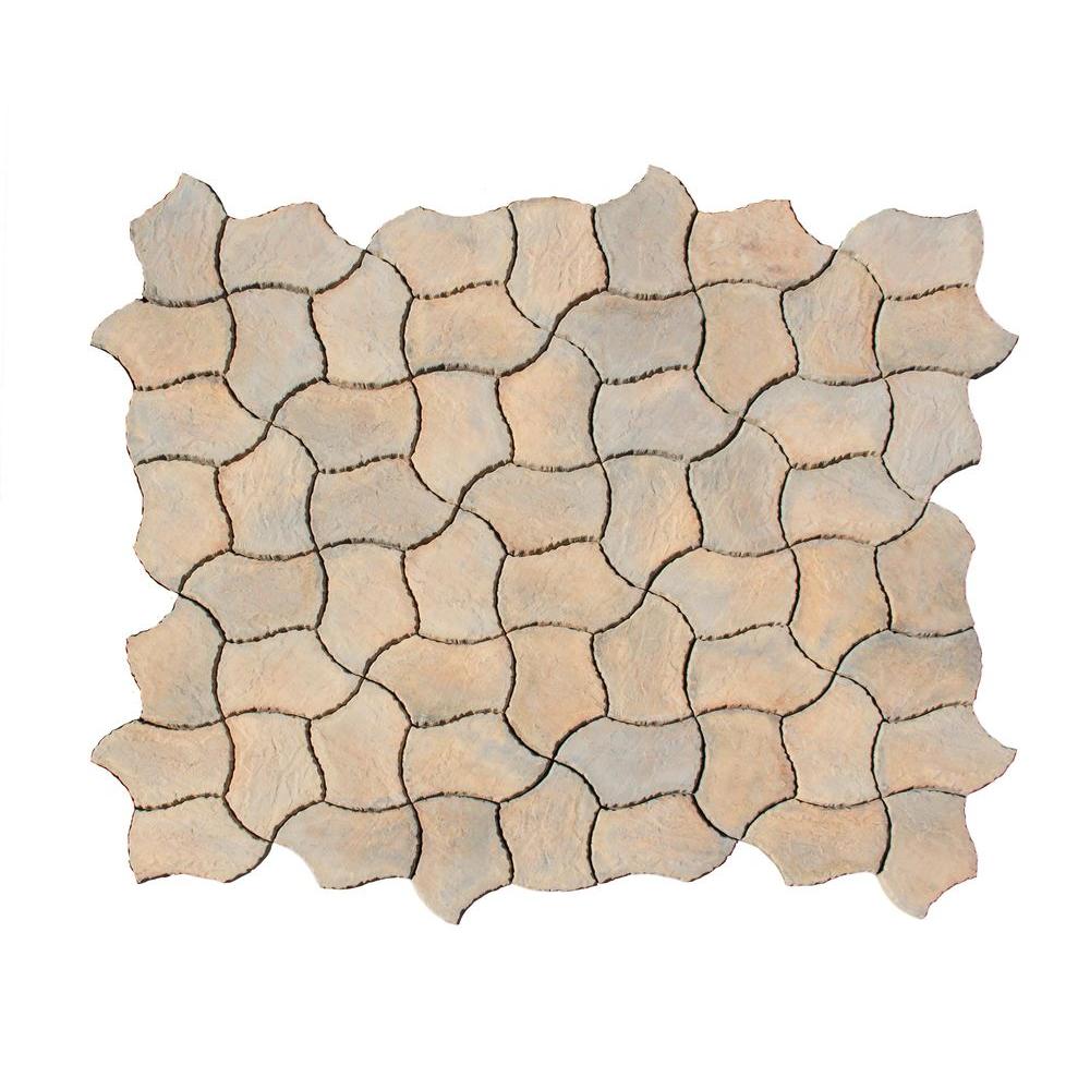 Nantucket Pavers Berkshire 13 in. x 19 in. Tan Variegated Irregular