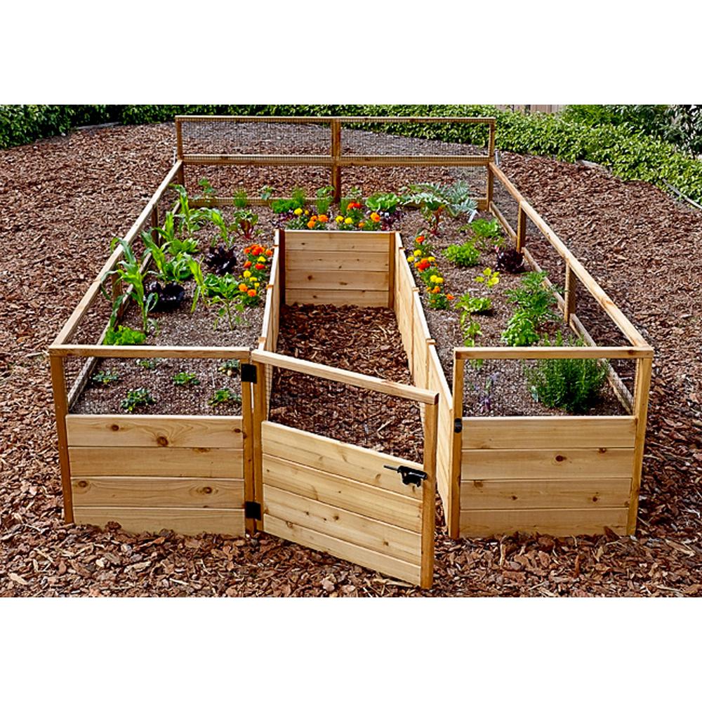 Outdoor Living Today 8 Ft X 12, Wood For Raised Garden Bed Home Depot