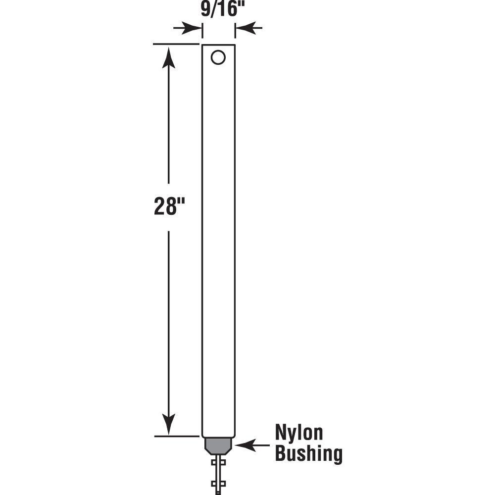 9//16-Inch Prime-Line Products FJ 1820 Spiral Non-Tilt Balance Red