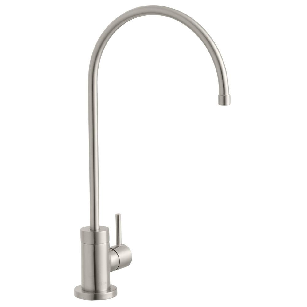 Glacier Bay Modern Single Handle Water Filtration Faucet In