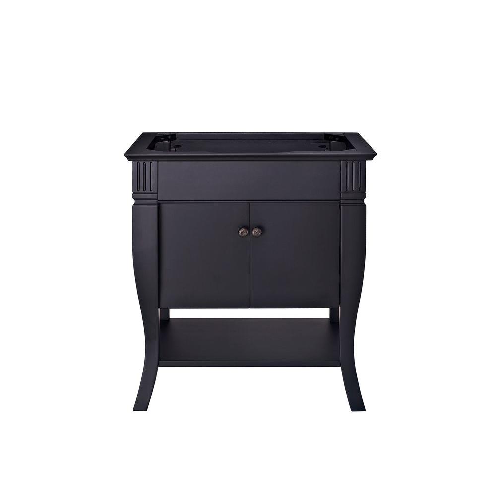 Ryvyr Colorado 24 In Vanity Cabinet Only With Doors Black V Vanity Cabinet Only With Doors In Black