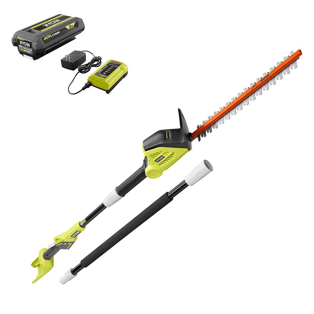 battery operated pole hedge trimmer