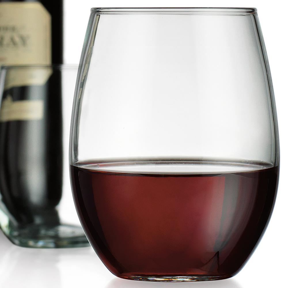 HOME ESSENTIALS AND BEYOND 21 fl. oz. Kraft Stemless Wine Glasses (4