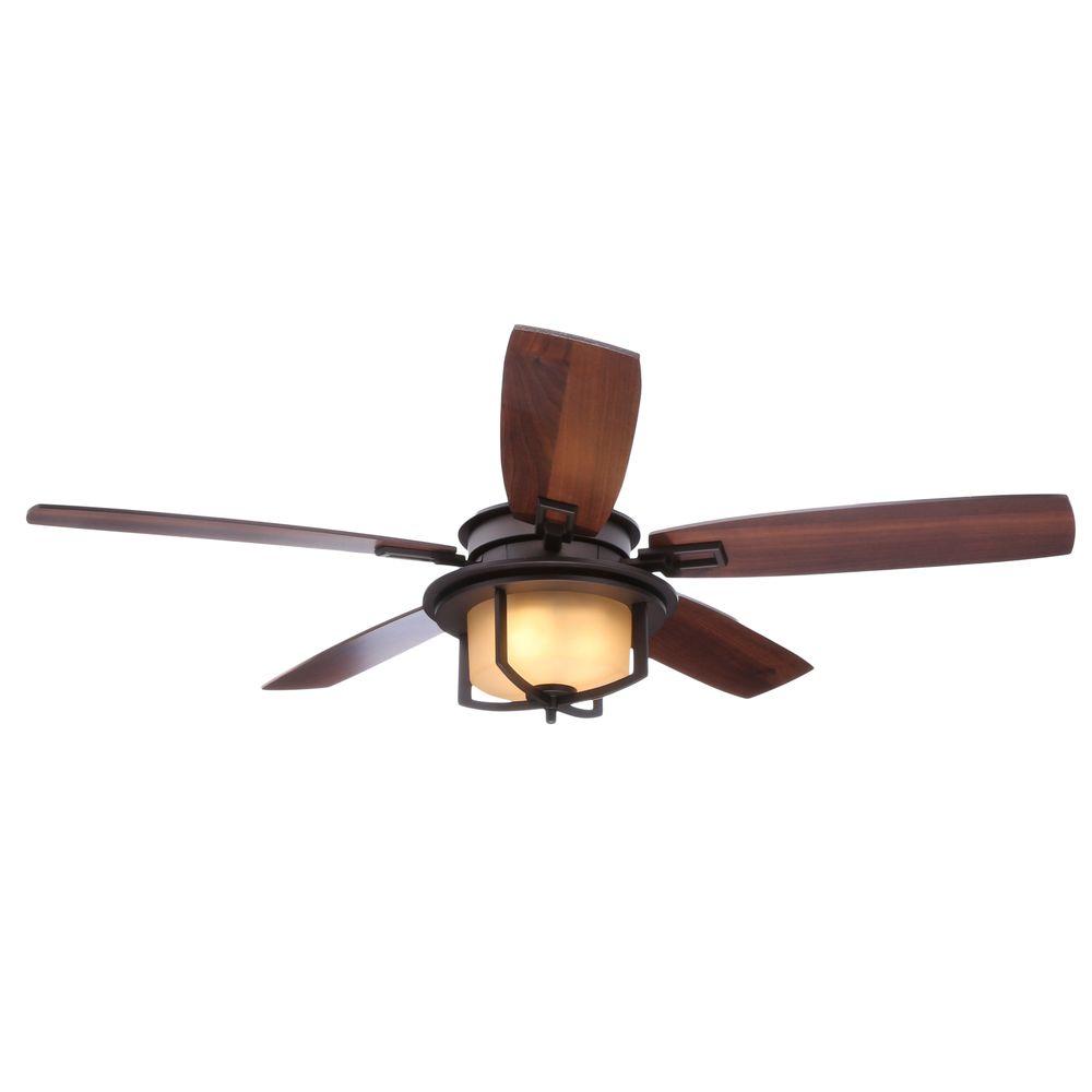 Hampton Bay Tipton II 52 in. Indoor OilRubbed Bronze Ceiling Fan with