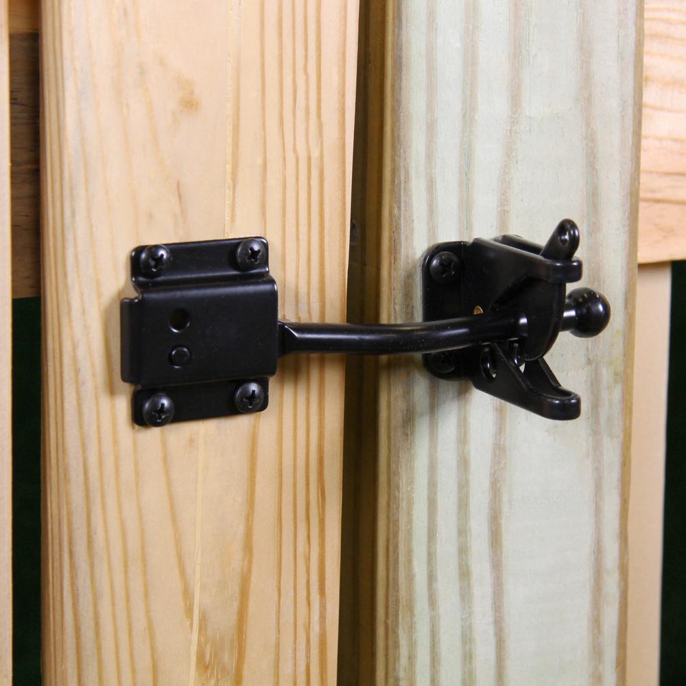 Self-Adjusting Gate Latch For Inward Outward Swing Door Security ...