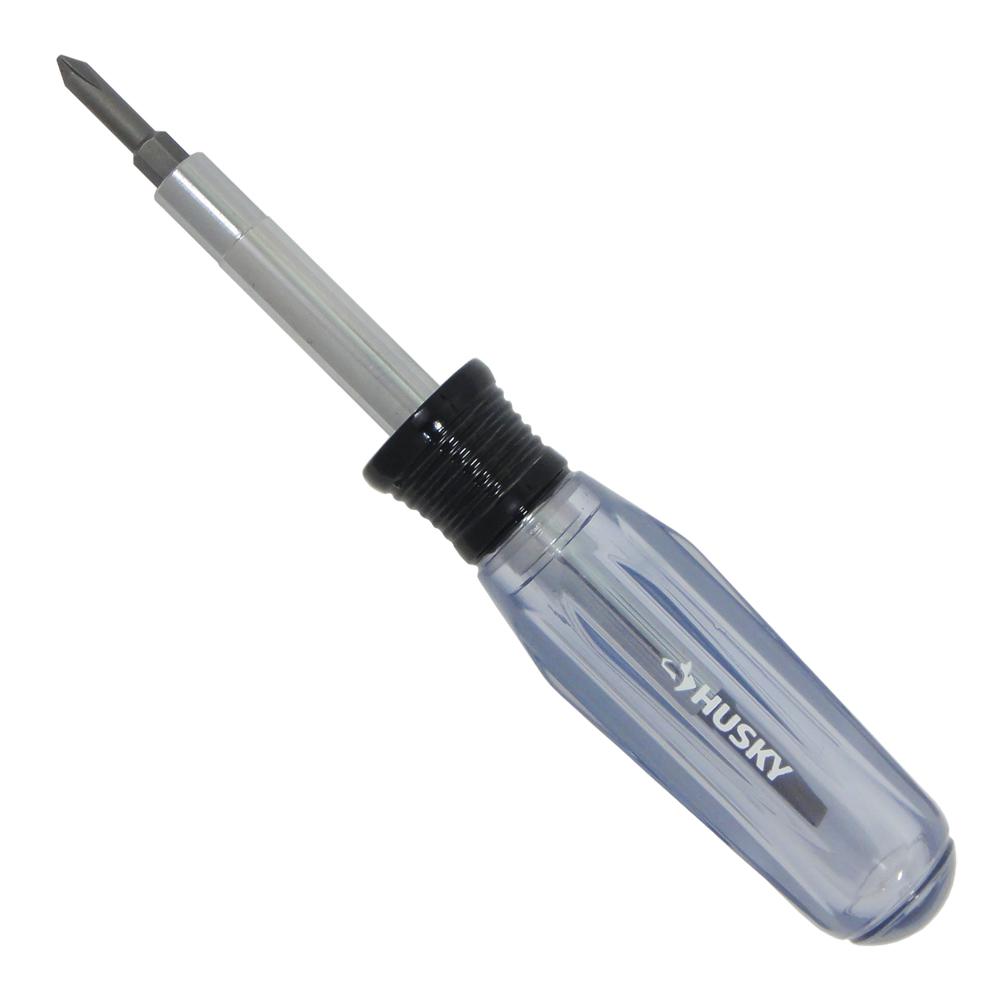 Husky 6-in-1 Screwdriver-132660011 - The Home Depot