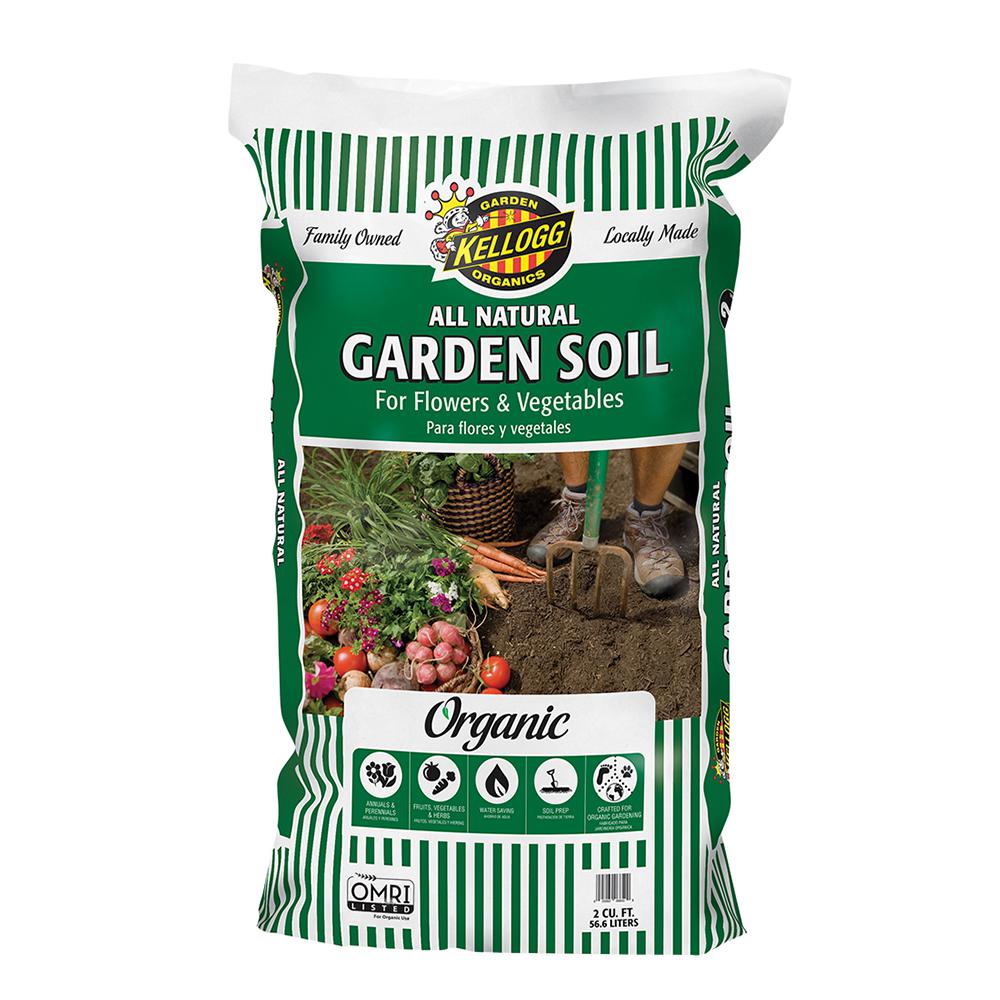 Kellogg Garden Organics 2 Cu Ft All Natural Garden Soil For