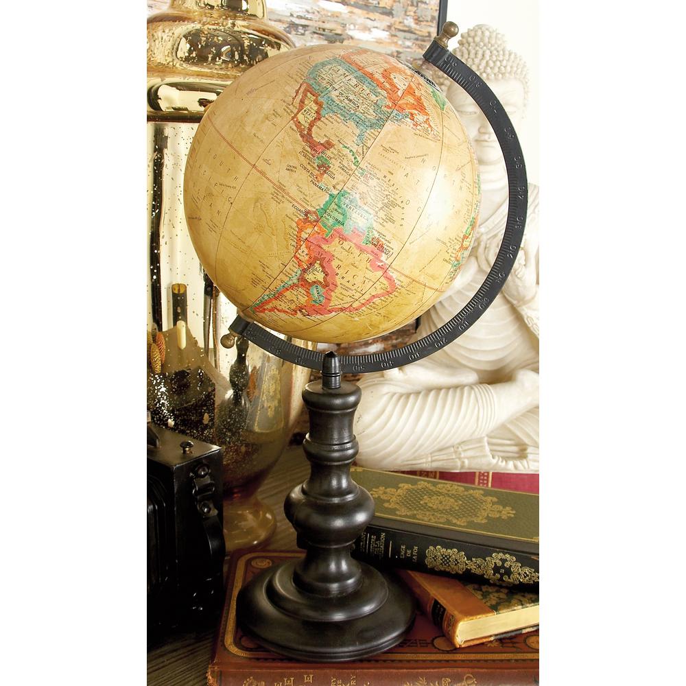 Nautical Decorative Globe with TurnedWood Stand38118 The Home Depot