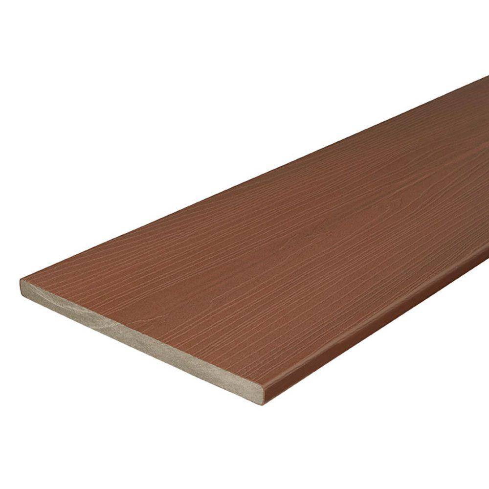 MoistureShield Vantage 5/8 in. x 111/4 in. x 12 ft. Tigerwood Fascia