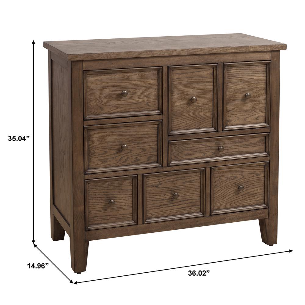 Homefare Eclectic Apothecary Style 8 Drawer Hall Chest Ds D234 002