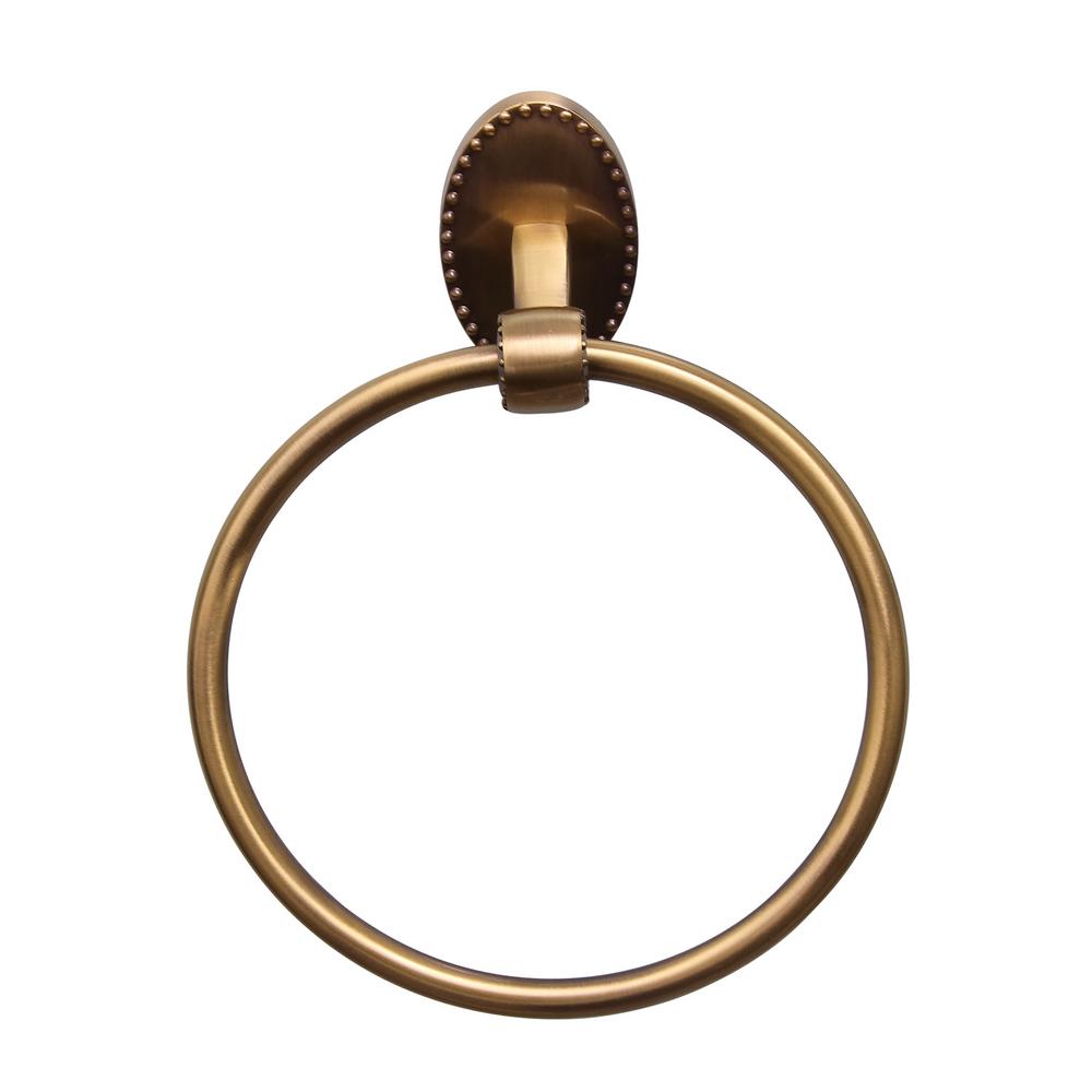 Barclay Products Cordelia Towel Ring in Antique BrassITR2085AB The