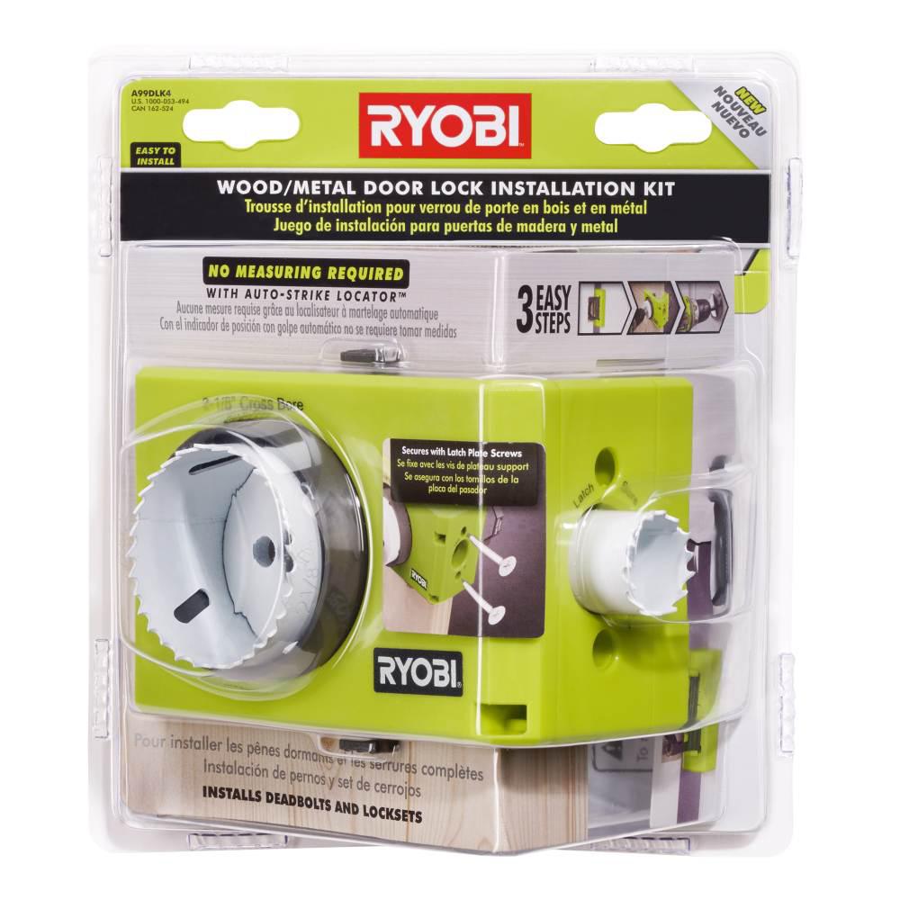 Ryobi Woodmetal Door Lock Installation Kit