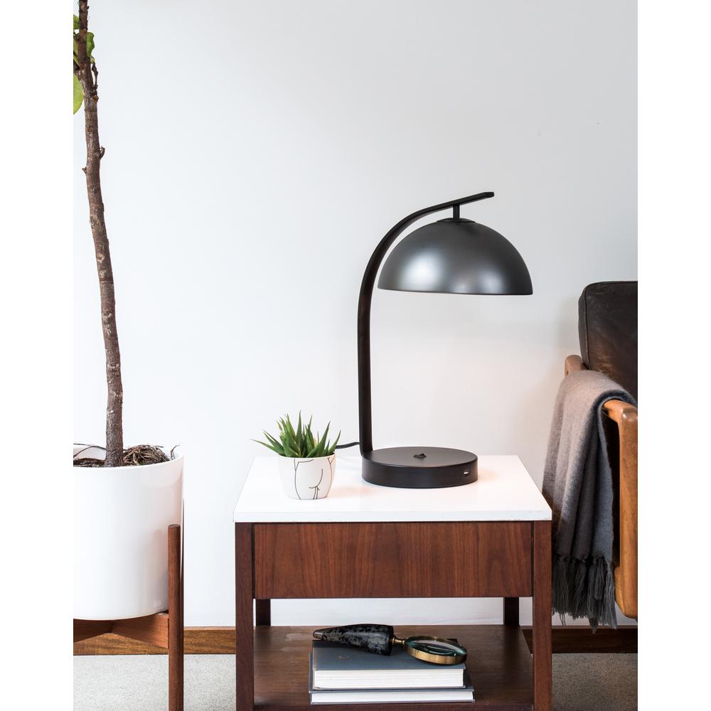 gunmetal table lamp