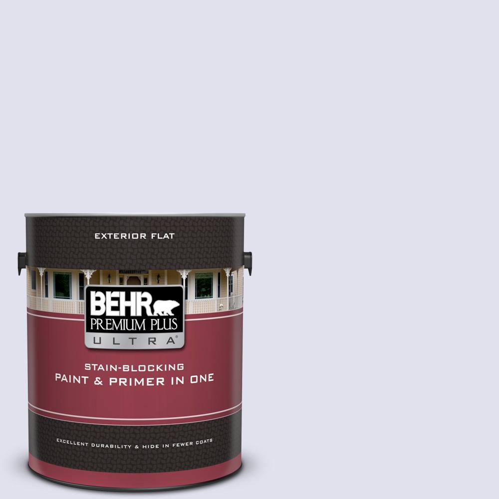 BEHR Premium Plus Ultra 1 gal. #M550-1 White Lavender Flat ...