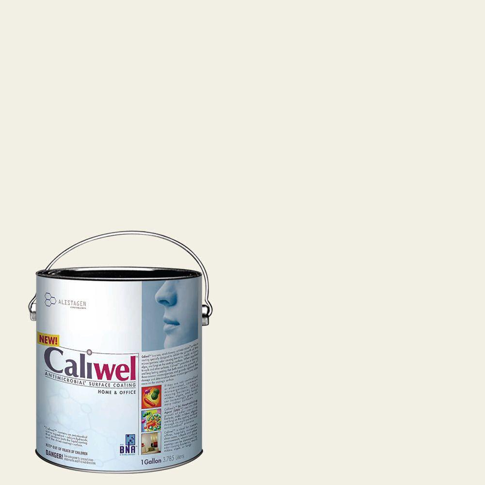 Caliwel Home Office 1 Gal Serene Harbor Beige With Blue Hue Latex Serene Harbor Beige With Blue Hue Latex Premium Antimicrobial And Anti Mold Interior Paint