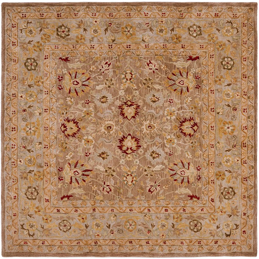 Safavieh Anatolia Tan Ivory 8 Ft X Square Area Rug