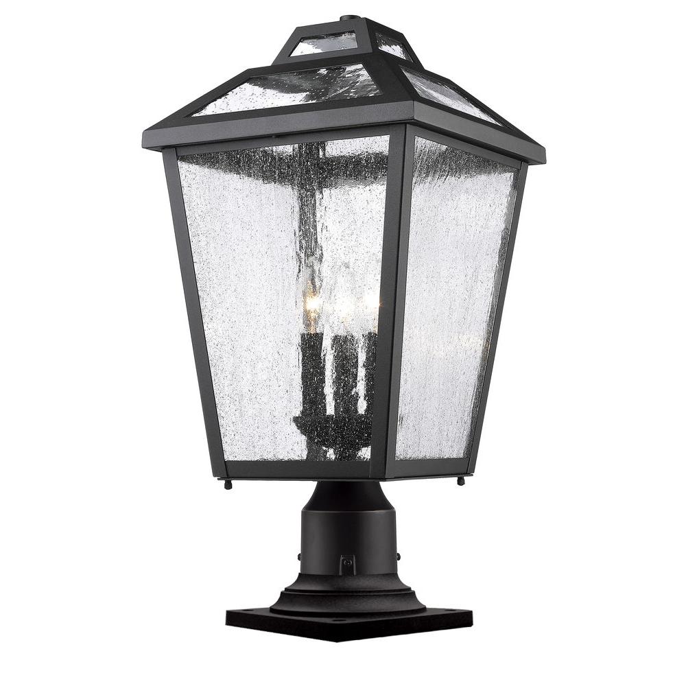 Filament Design Wilkins 3 Light Black Outdoor Pier Mount Cli Filament Design Wilkins 3 Light Black Outdoor Pier Mount