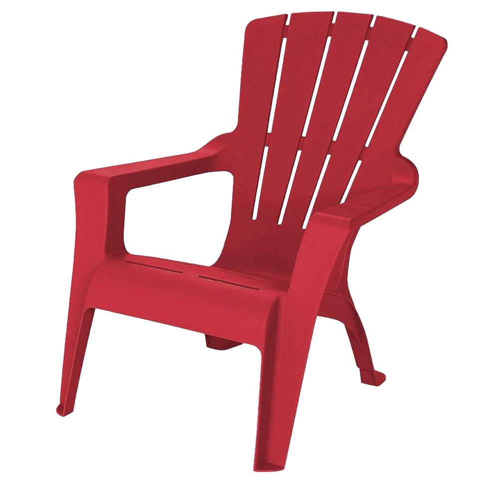 Unbranded Adirondack Chili Patio Chair-232982 - The Home Depot