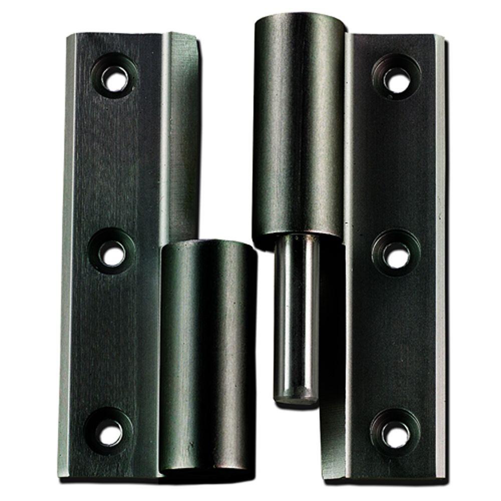 Aluminum Silver Door Hinges Door Hardware The Home Depot