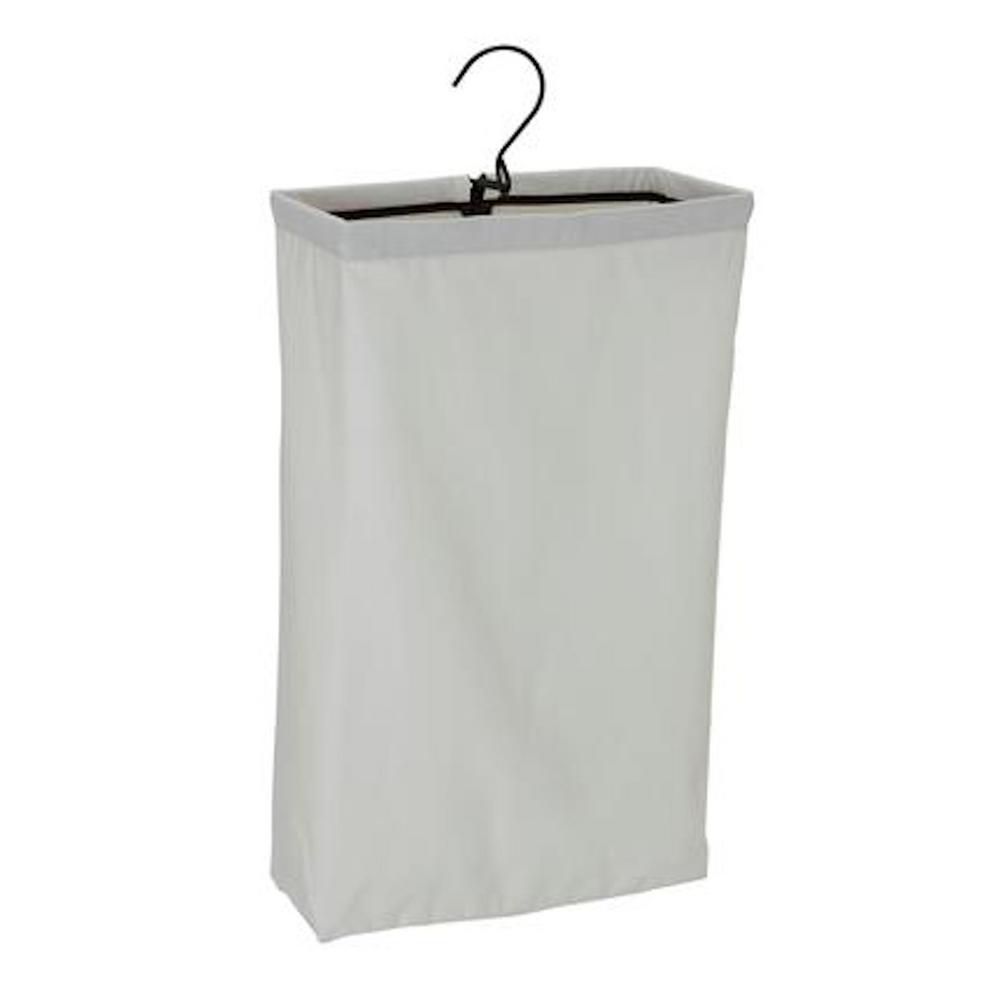 HOUSEHOLD ESSENTIALS Black Hanging Laundry Bag-158-1 - The Home Depot