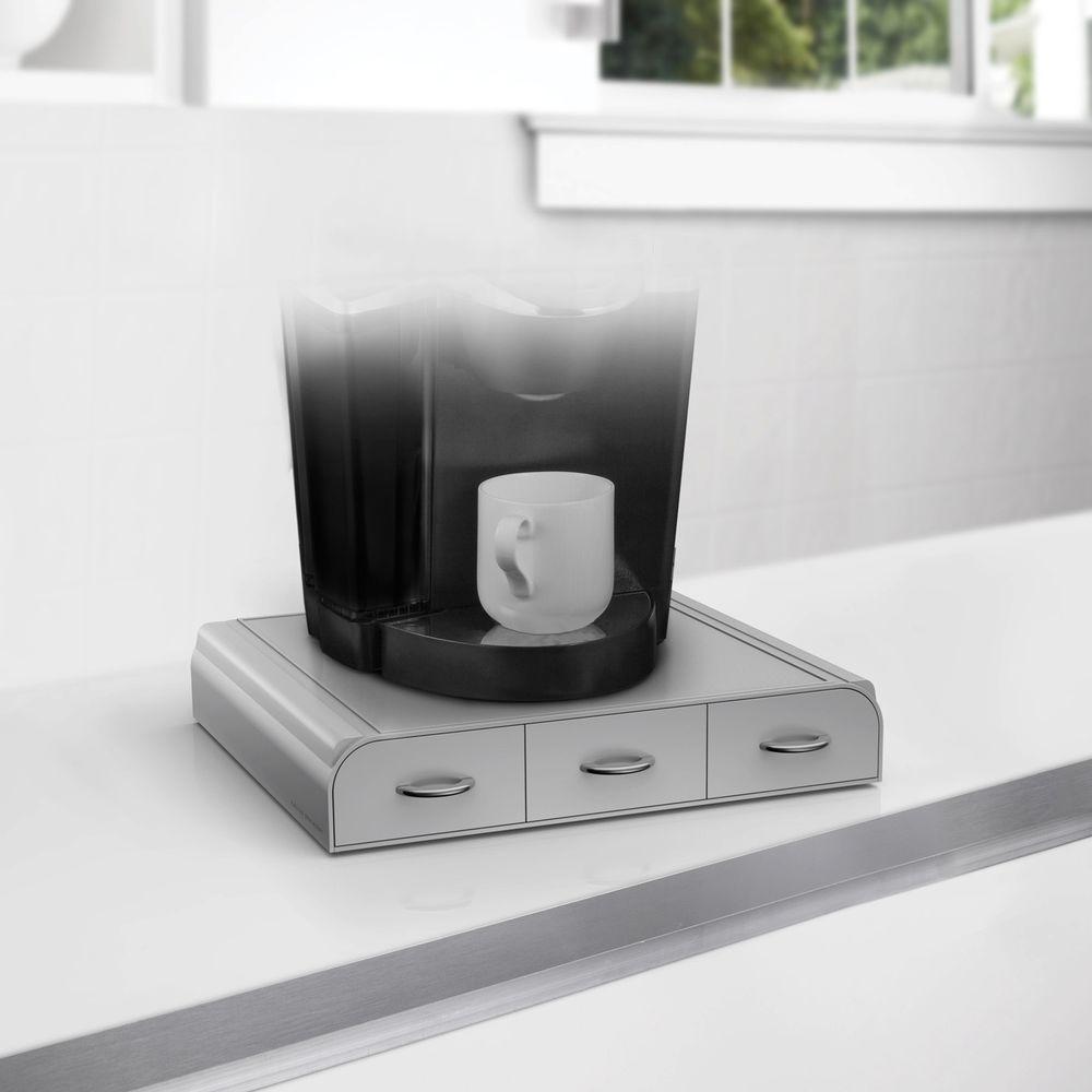 Mind Reader Anchor 36 KCup Coffee Pod Drawer in SilverTRAY6GRY The