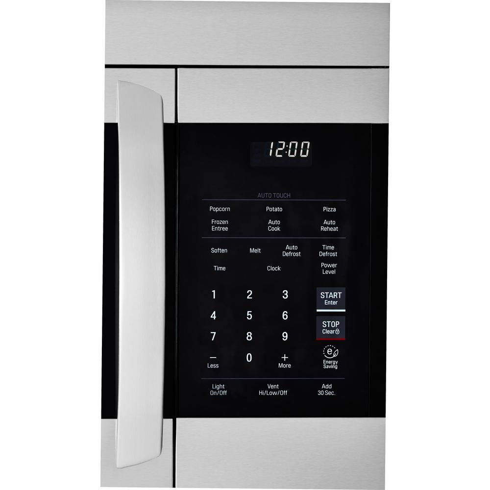 Stainless Steel//Black New Renewed LMV1762ST LG 30 Stainless Over-The-Range Microwave
