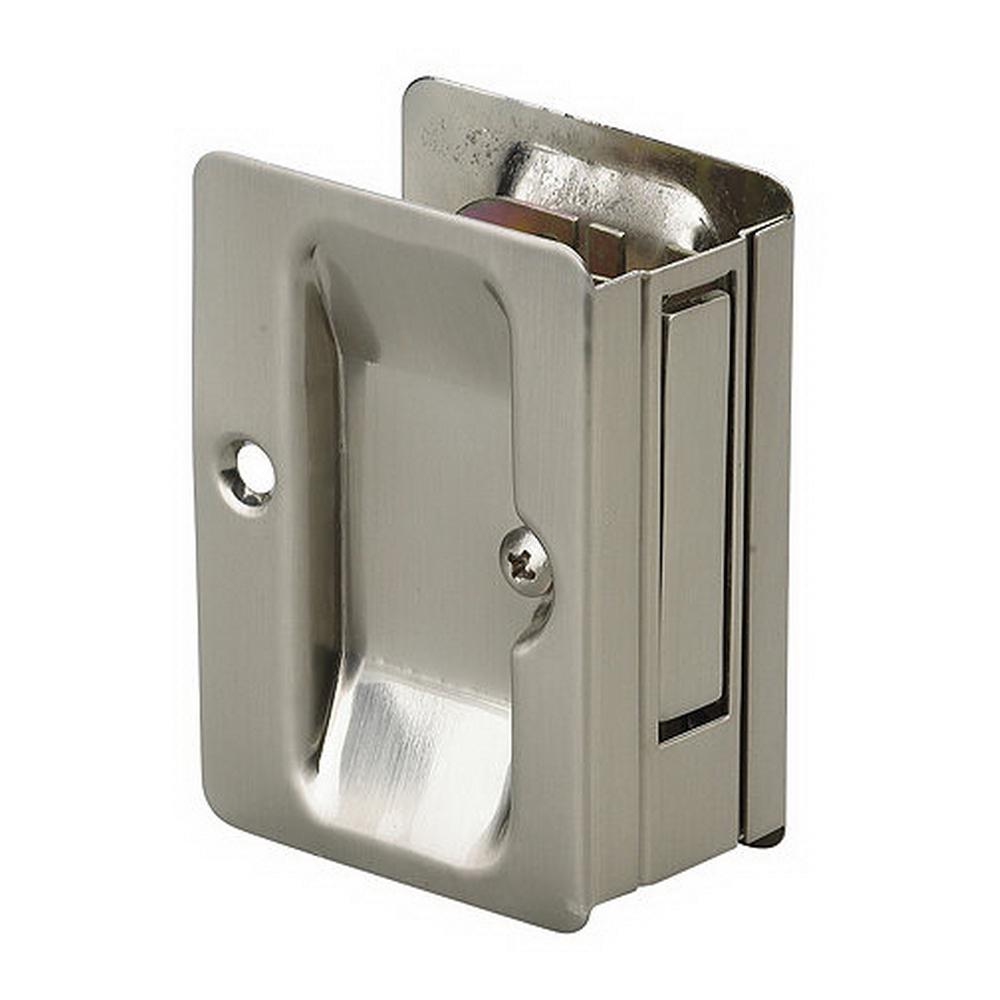 Onward 3 7 32 In Brushed Nickel Pocket Door Pull With Passage