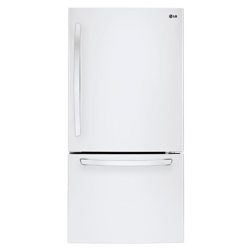 Smooth White Lg Electronics Bottom Freezer Refrigerators Ldcs22220w 64 300 