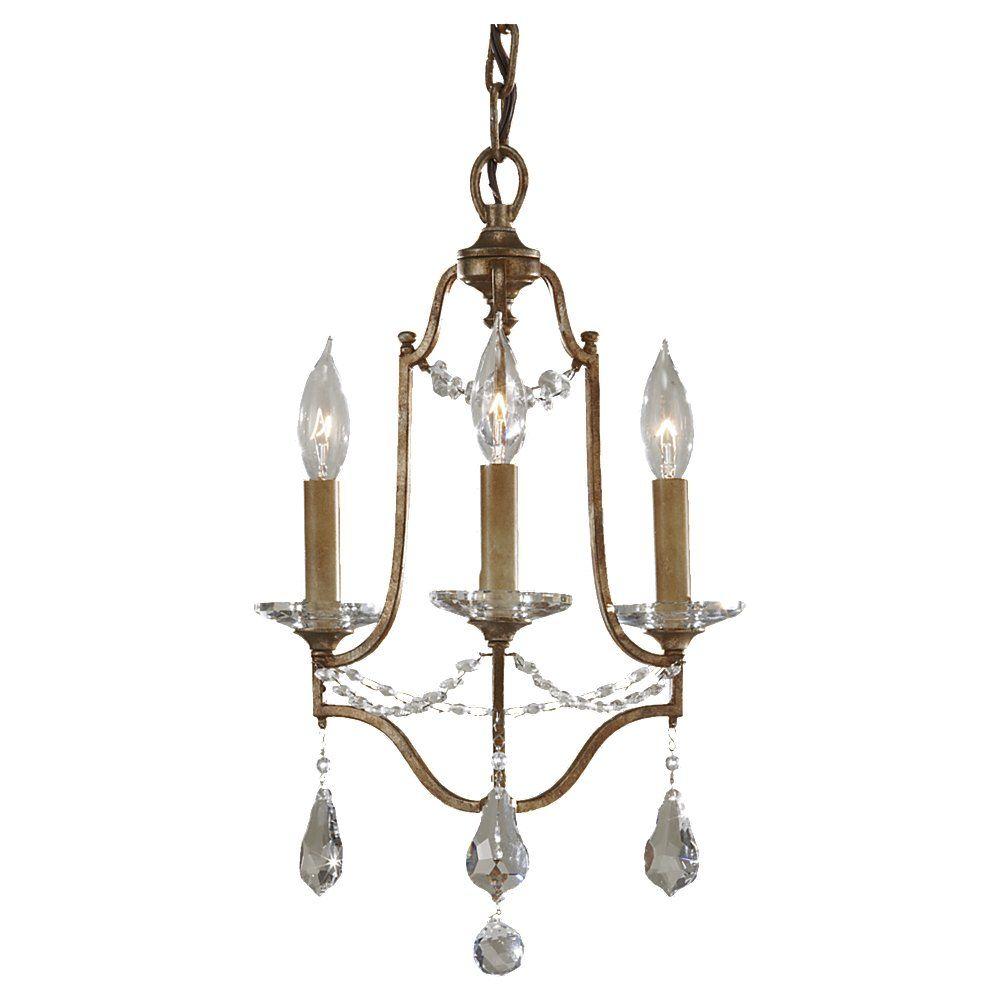 Feiss Valentina 3Light Oxidized Bronze MiniChandelierF2623/3OBZ