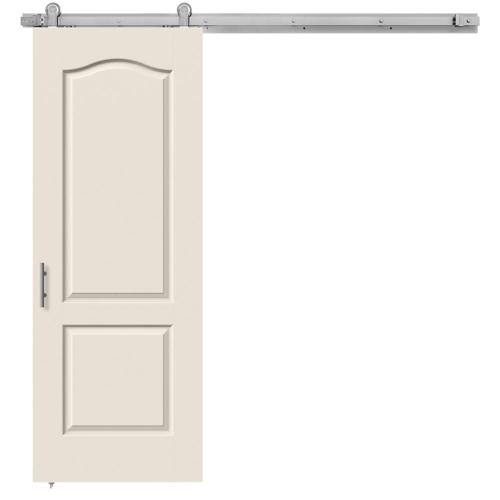 Princeton Primed Smooth Molded Composite Mdf Barn Door With Modern Hardwarekitthdjw The Home Depot. Jeldwen In X In Princeton Primed Smooth Molded Composite princeton primed smooth molded composite mdf barn door with modern hardwarekitthdjw the home depot. jeldwen in x in princeton primed smooth molded composite