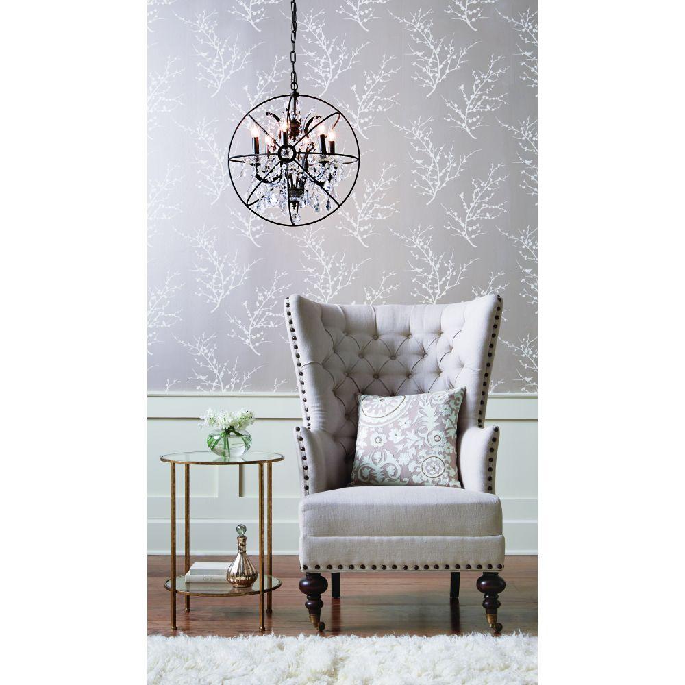 Home Decorators Collection Bella Aged Gold Glass Top End Table