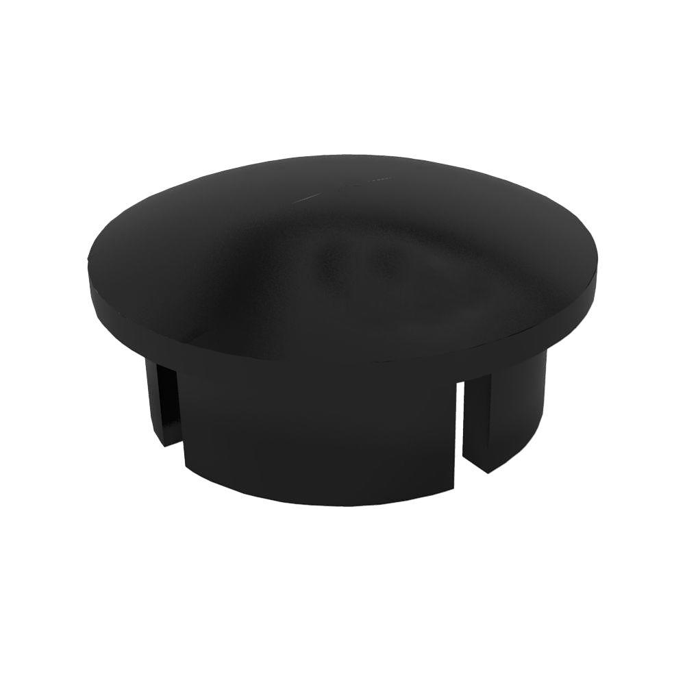 Formufit 3/4 in. Furniture Grade PVC Internal Dome Cap in Black (10