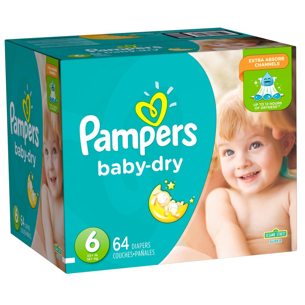 pampers baby dry box