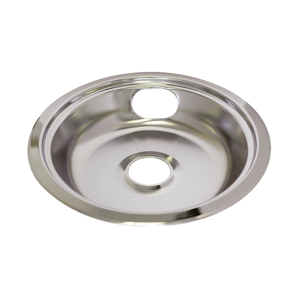 Everbilt 8 in. GE/Hotpoint Drip Bowls in Chrome (6-Pack)-60728HD - The ...