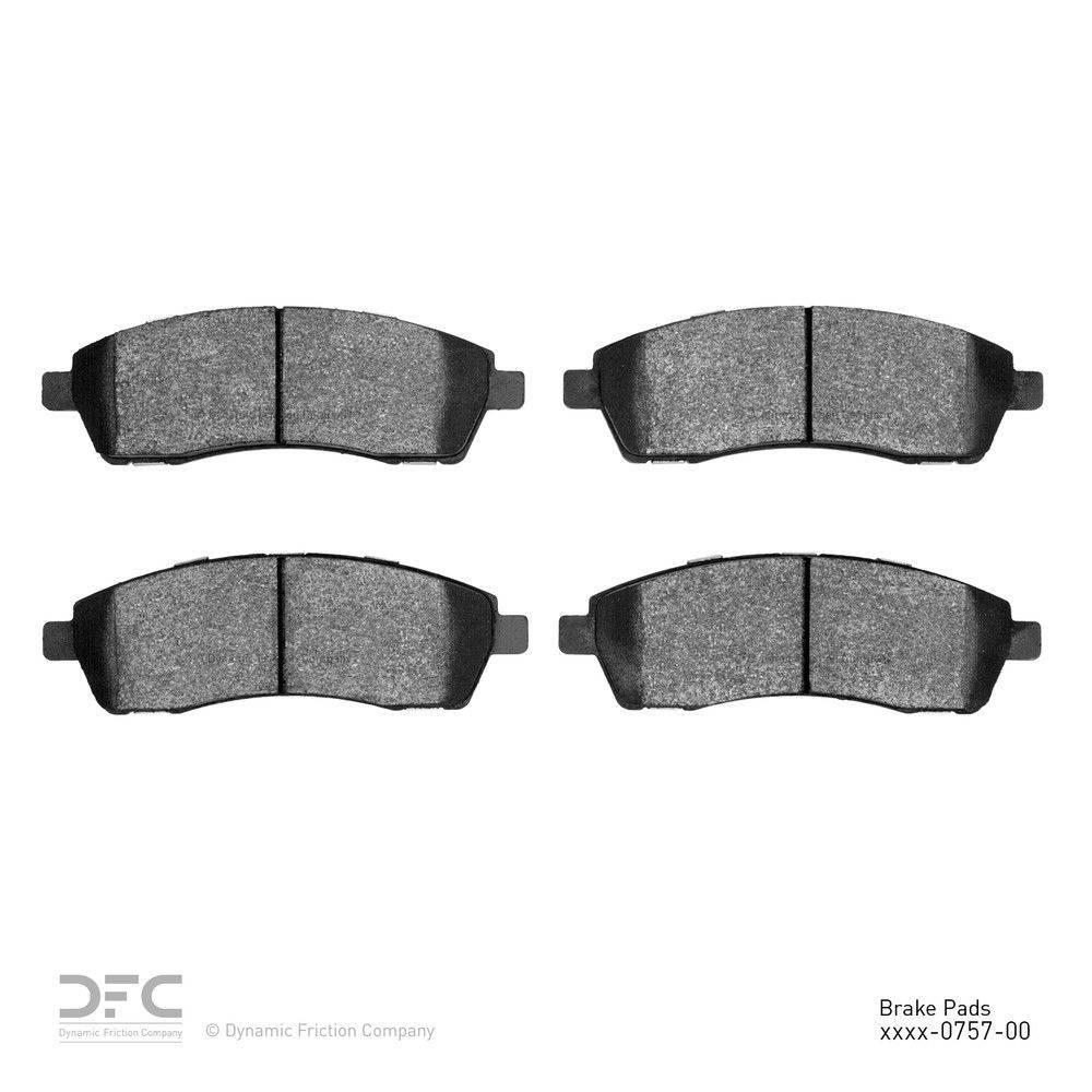 Dynamic Friction Company 5000 Euro Ceramic Brake Pads and Hardware