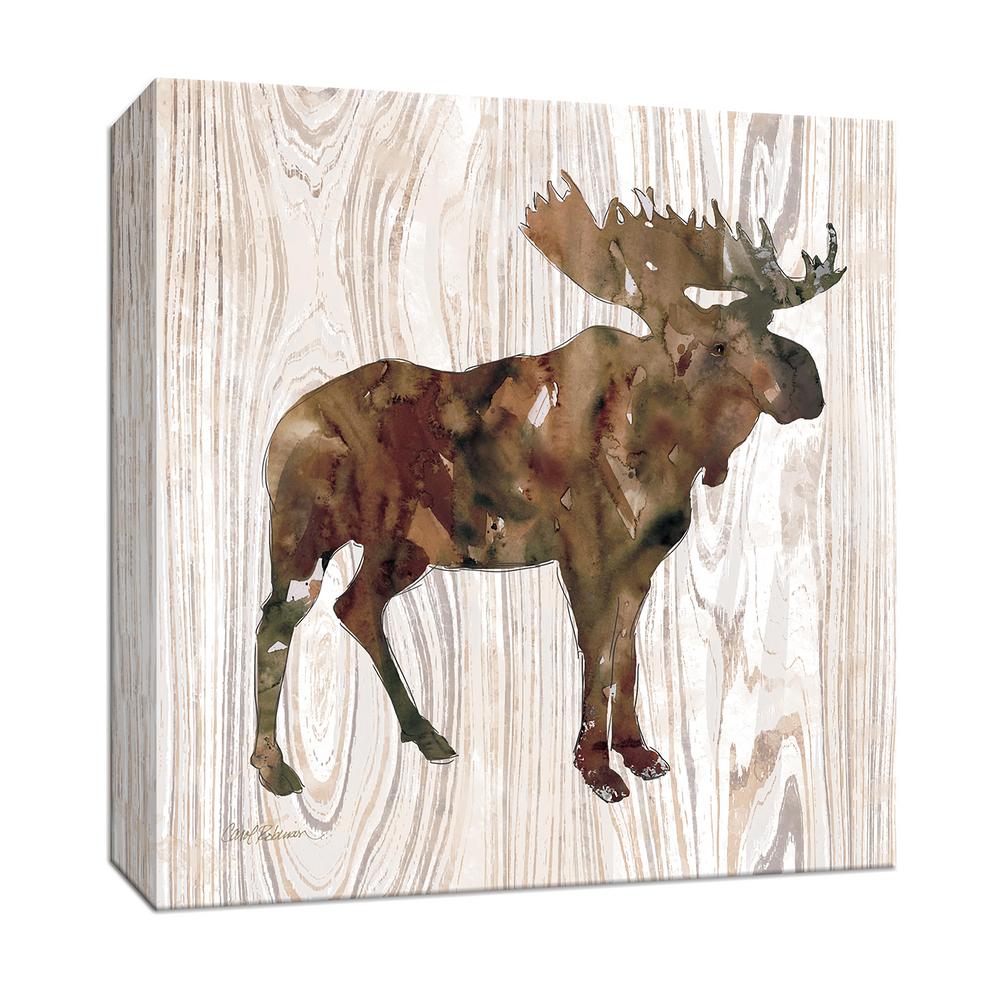 15 In X Pine Forest Moose Canvas Wall Art - Moose Wall Decor 15 In X Pine Forest Moose Canvas Wall Art - Moose Wall Decor