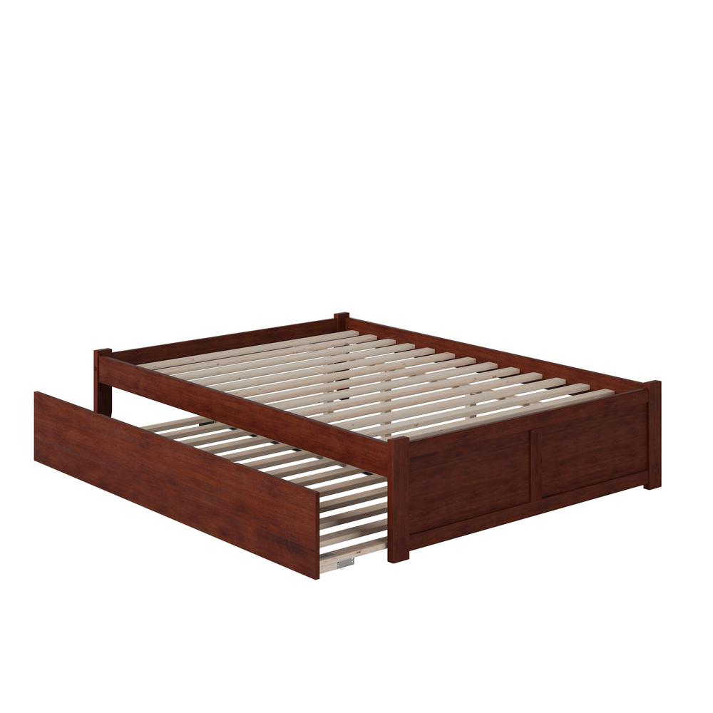 Atlantic Furniture Concord Queen Bed With Footboard And Twin Extra Long Trundle In Walnut Ar8042044 The Home Depot - Extra Long Queen Bed Atlantic Furniture Concord Queen Bed With Footboard And Twin Extra Long Trundle In Walnut Ar8042044 The Home Depot - Extra Long Queen Bed
