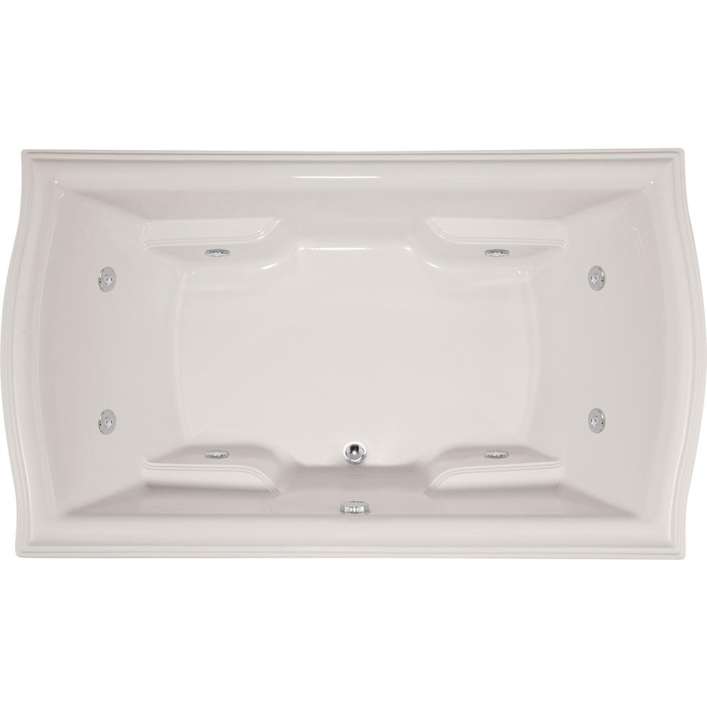Hydro Systems Debra 72 in. x 42 in. Rectangular Dropin Whirlpool