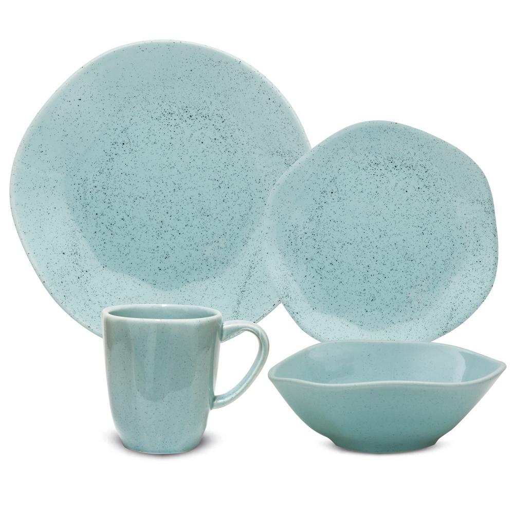 baby blue dinner set