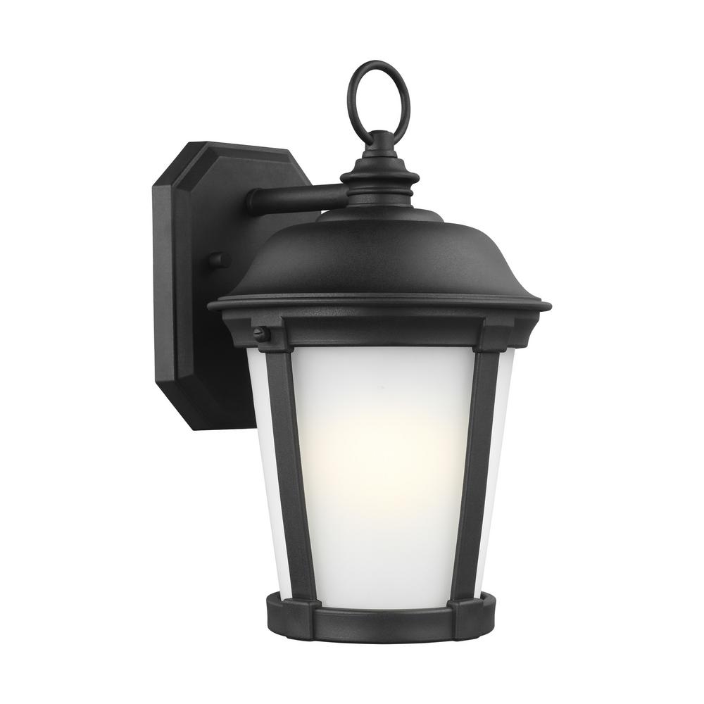 Home & Garden Classic Sea Gull Lighting Wynfield 1Light Black Outdoor
