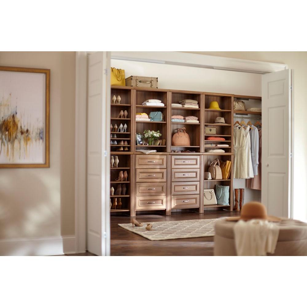 Closetmaid Impressions 21 5 In W X 8 7 In H Walnut Standard