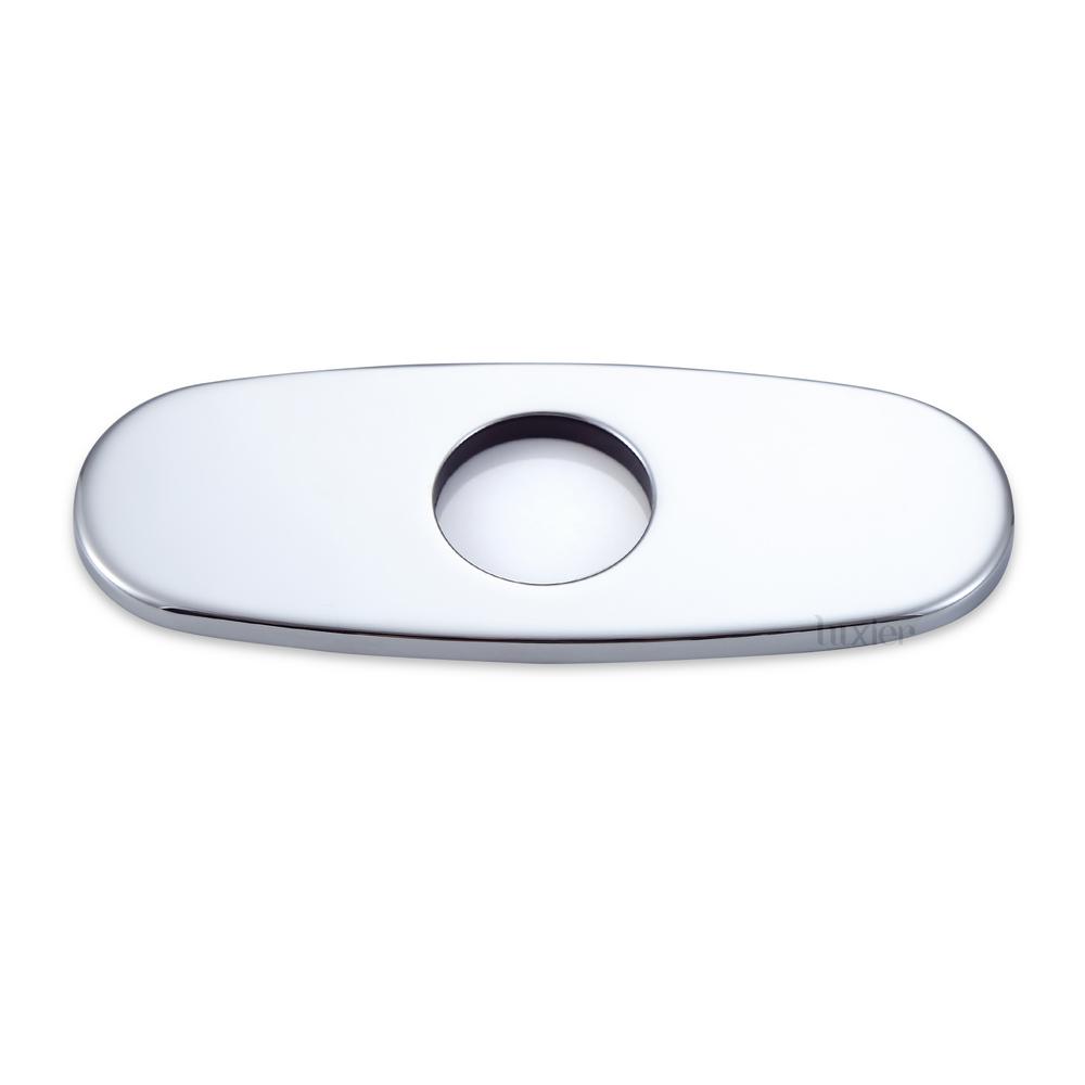 Brass Bathroom Vessel Vanity Sink Faucet Hole Cover Deck Plate Luxier 6 in
