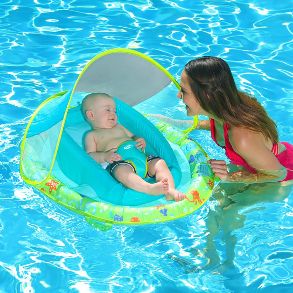 baby inflatable pool float with canopy