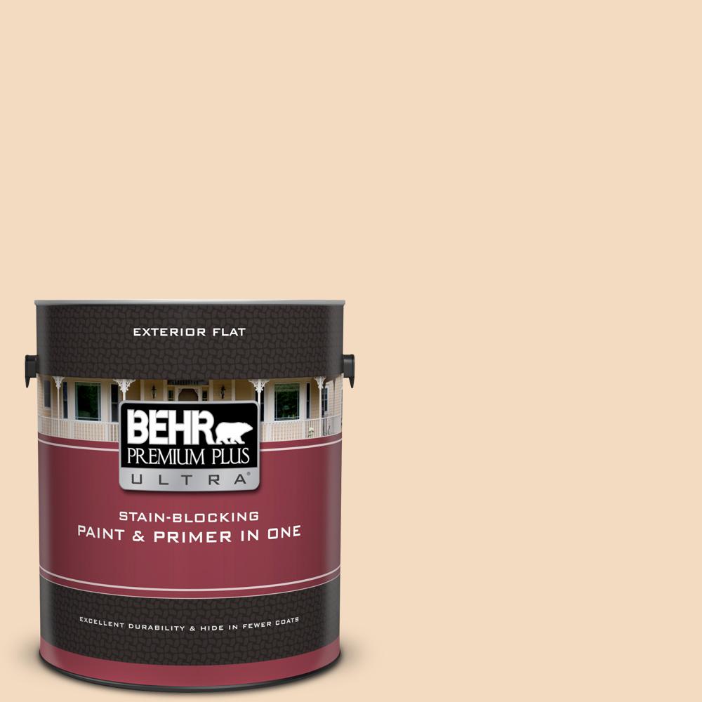 BEHR Premium Plus Ultra 1 gal. S2701 Frosted Toffee Flat Exterior