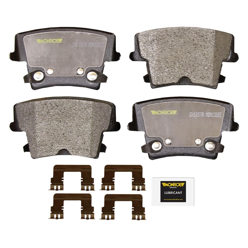 Monroe Brakes Total Solution Ceramic Brake Pads-DX1057A - The Home Depot