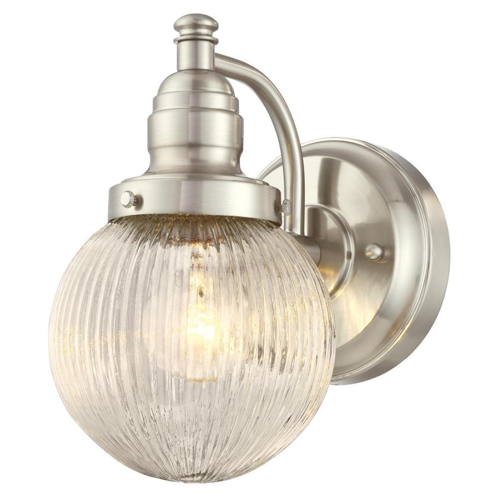 Westinghouse Eddystone Brushed Nickel 1 Light Outdoor Wall Mount Westinghouse Eddystone Brushed Nickel 1 Light Outdoor Wall Mount Lantern