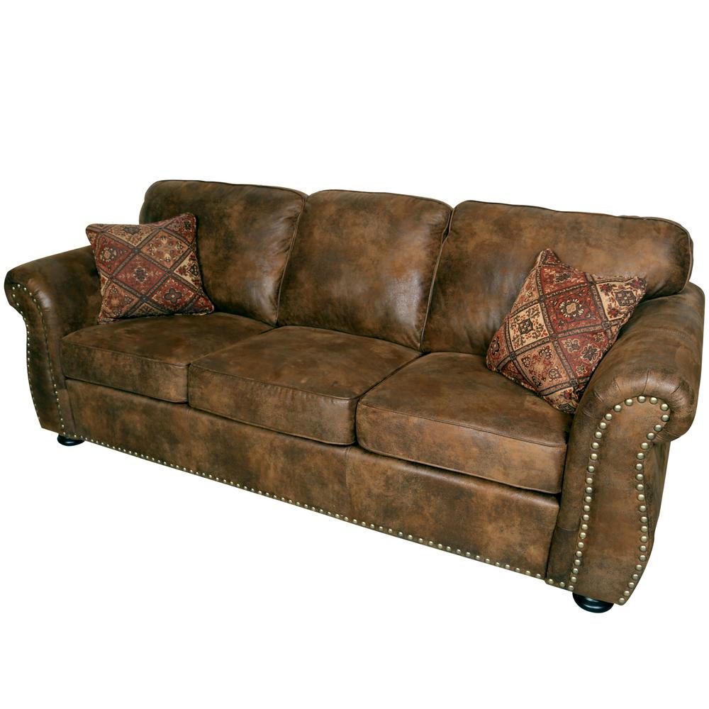 Porter Designs Elk River Brown Transitional Leather Look With Porter Designs Elk River Brown